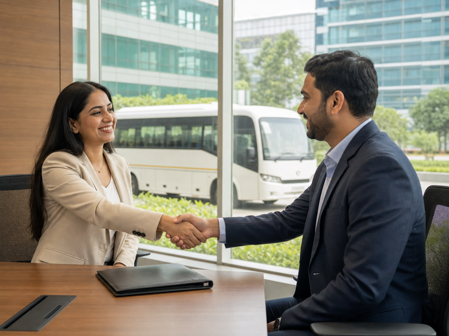 Contract handover with a corporate client